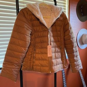 Reversible fleece coat